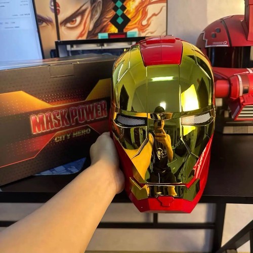 Casco iron man gold mk5 - iron,