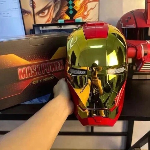 Casco iron man gold - iron, mk5