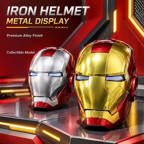 Casco iron man mk5 - man, oro/argento