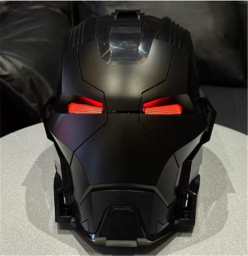 Maschera casco iron man nera - man,