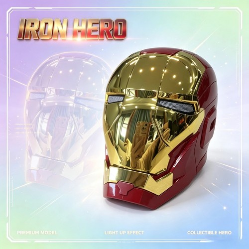 Casco iron man - iron, gold