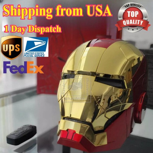 Casco iron man gold mk5 - iron,
