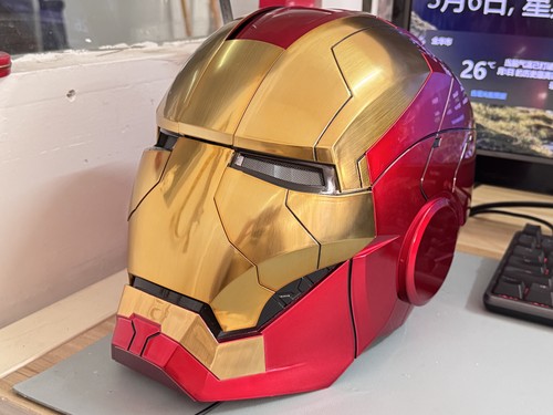 Iron man gold - gold, mask